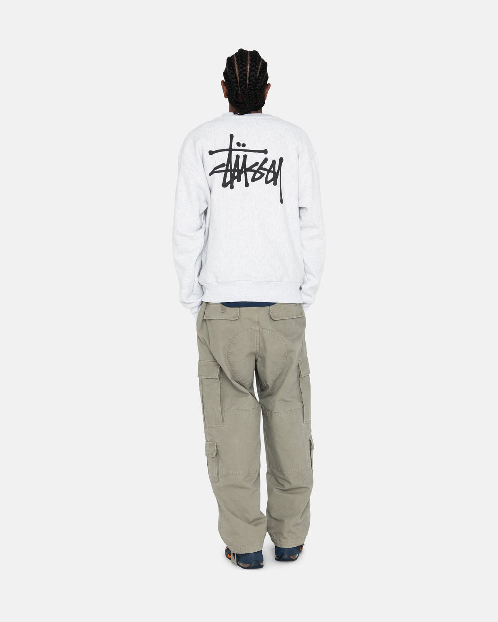 Stussy Basic Crew Korte Broek Grijs | 790615QGO