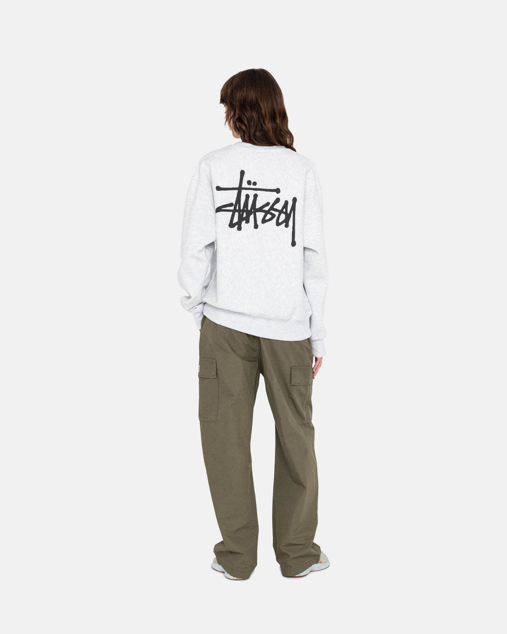 Stussy Basic Crew Korte Broek Grijs | 790615QGO