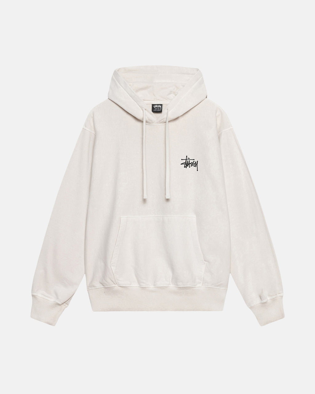 Stussy Basic Pigment Dyed Hoodie Beige | 523846WHQ