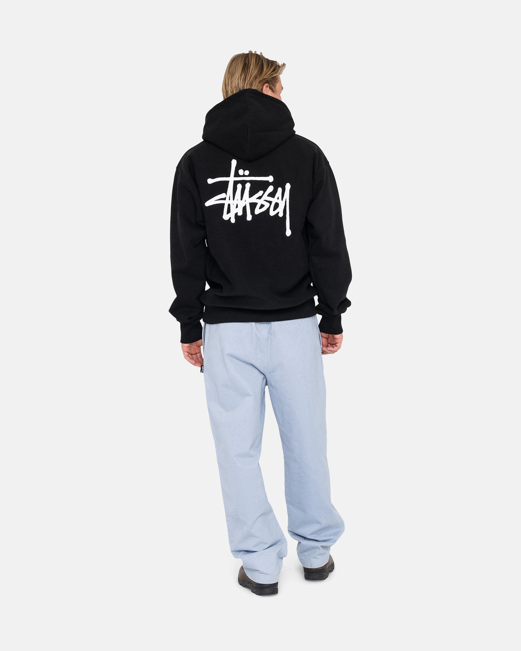 Stussy Basic Stüssy Hoodie Zwart | 376245XCP