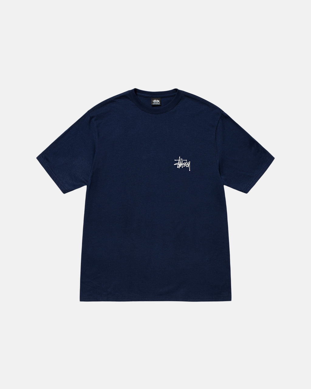 Stussy Basic Stüssy Loopshirts Donkerblauw | 864179KPV