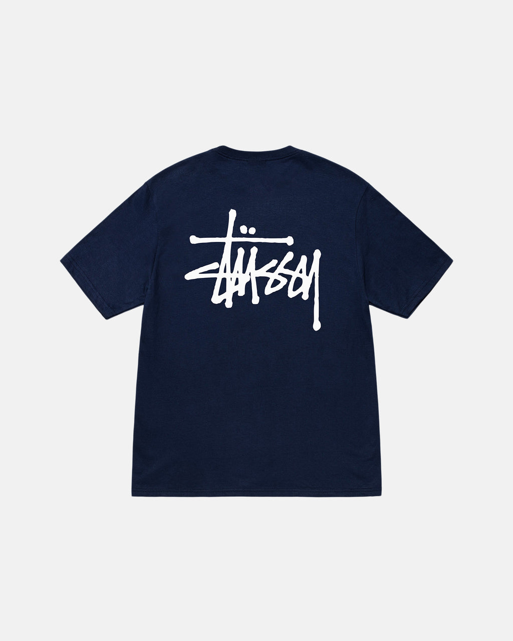 Stussy Basic Stüssy Loopshirts Donkerblauw | 864179KPV