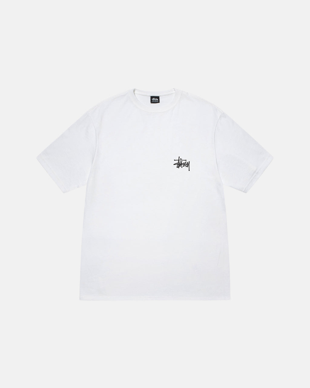 Stussy Basic Stüssy Loopshirts Wit | 405216MFZ