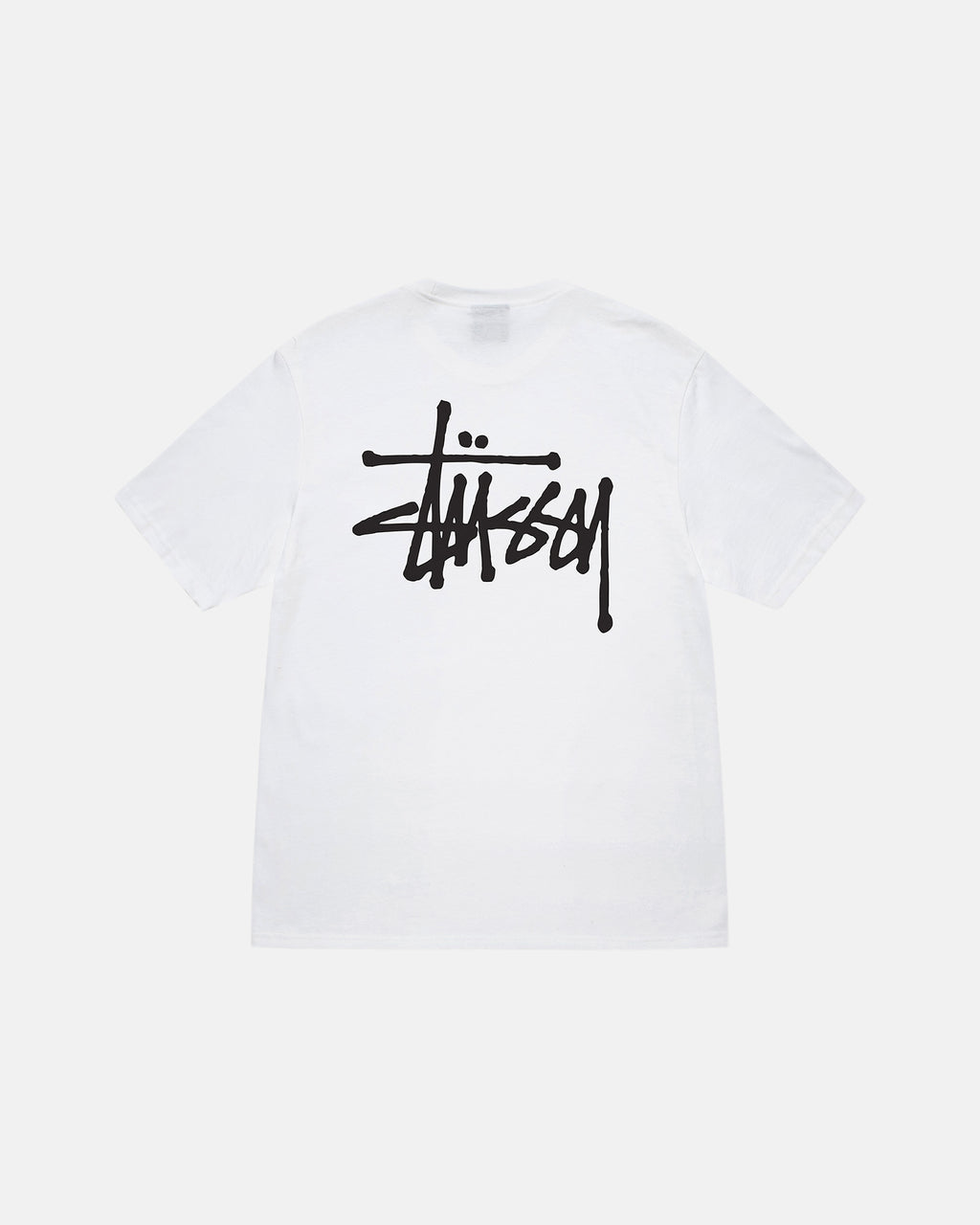 Stussy Basic Stüssy Loopshirts Wit | 405216MFZ