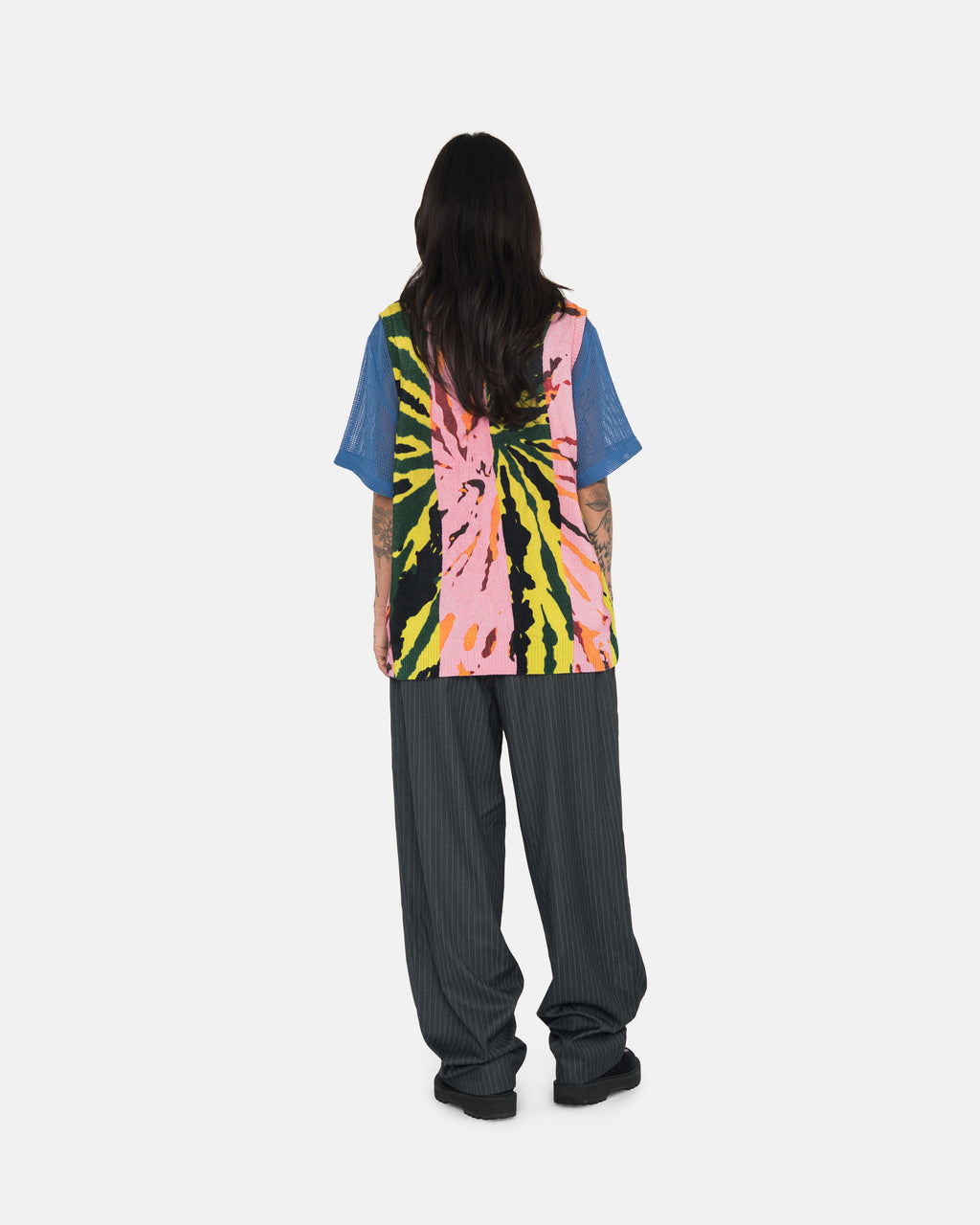 Stussy Printed Vest Roze | 652170XTB