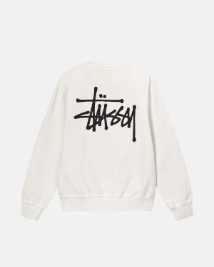 Stussy Basic Pigment Dyed Crew Korte Broek Beige | 321046BGX