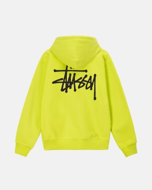 Stussy Basic Stüssy Hoodie Keylime | 273801PWO