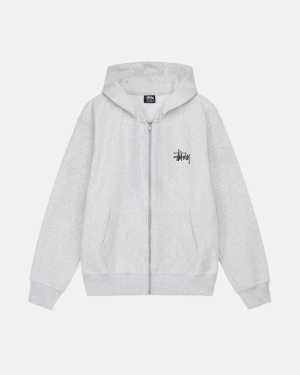 Stussy Basic Zip Hoodie Grijs | 329475SVR