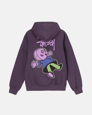 Stussy Dollie Zip Hoodie Paars | 304879VWZ