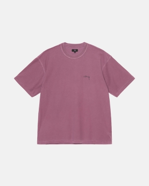 Stussy Lazy Loopshirts Paars | 937426UNC