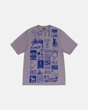 Stussy Sara Loopshirts Paars | 180569ISB