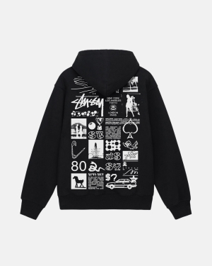 Stussy Sara Zip Hoodie Zwart | 840521DWV