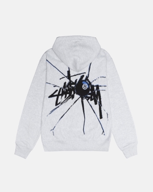 Stussy Shattered Zip Hoodie Grijs | 908547YCT