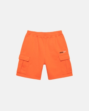 Stussy Sport Fleece Korte Broek Oranje | 418630JHR