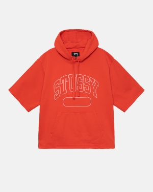 Stussy Ss Boxy Cropped Hoodie Dieporanje | 483251JBS