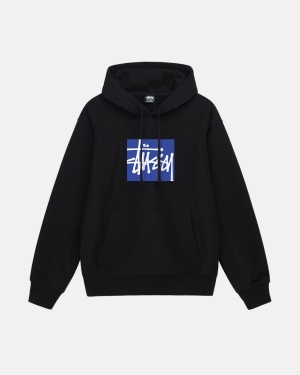 Stussy Stock Box Hoodie Zwart | 432095LGT