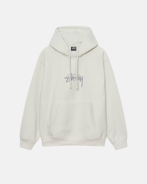 Stussy Stock Logo Applique Hoodie Grijs | 039472TZQ